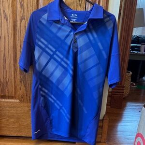 Oakley Men's Polo Shirt in Vibrant Blue